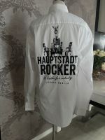 Hauptstadt Rocker Männer Hemd Gr.L Weiß mit Strass gebraucht Hessen - Sinn Vorschau