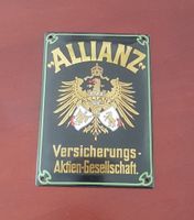 ALLIANZ Versicherungs-Aktien-Gesellschaft Emailleschild 25x17cm Thüringen - Heilbad Heiligenstadt Vorschau