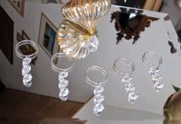 5 Silber Ringe mit Glas Kristallen Weihnachtsdeko Baden-Württemberg - Karlsruhe Vorschau