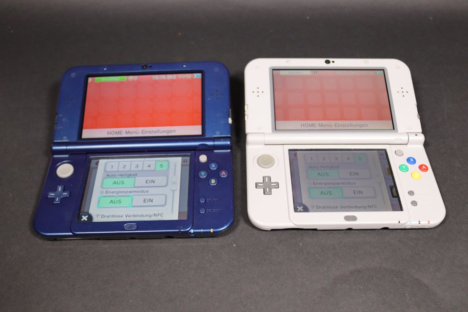 2 x IPS Nintendo new 3DS XL Metallic Blau + Zubehör in Neumünster