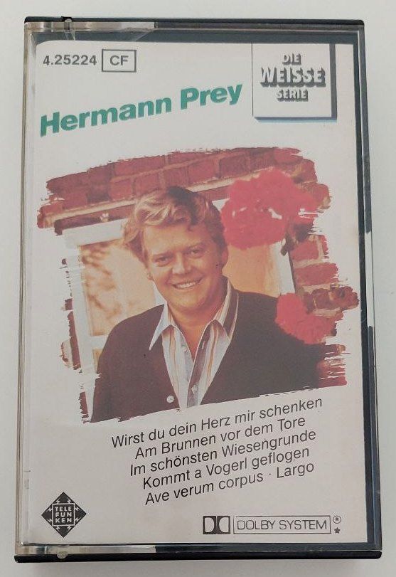 Hermann Prey, Wirst du mein Herz mir schenken, auf MC in Großbeeren