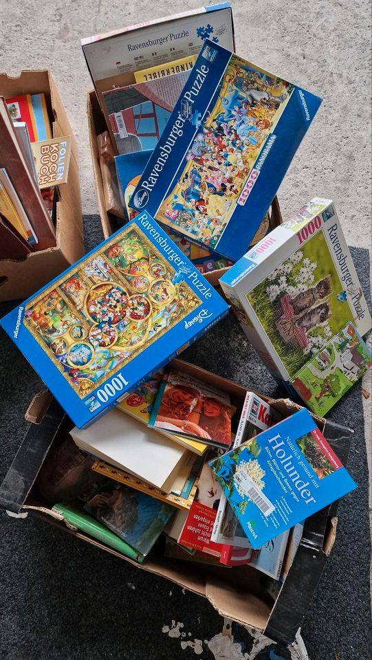 Bücher, Puzzles... in Dautphetal