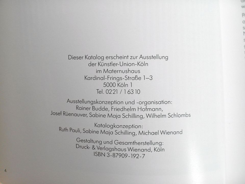 Ausstellungskatalog / Kunstbuch "Franz Paul" in München