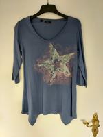 Shirt von bon prix mit ¾-Ärmeln und Zipfelsaum Gr. 40/42 Hessen - Birstein Vorschau