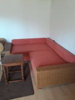 Rattan Couch / Sofa in Orange Bayern - Bischofsmais Vorschau