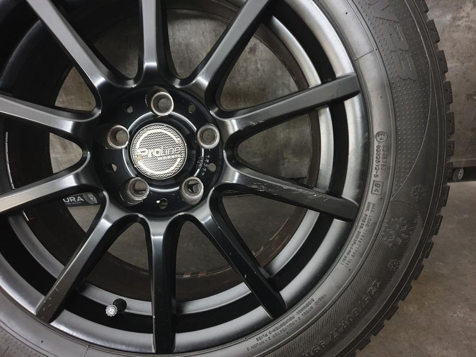 Peugeot 4007 4008 Alufelgen Winterreifen 225/60 R 17 CB1*4 in Herford