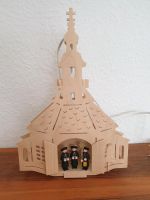 Beleuchtetes Fensterbild Kirche, Erzgebirge, Ratags Holzdesign Niedersachsen - Helmstedt Vorschau