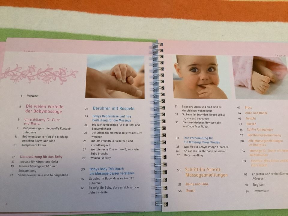 Buch Babymassage inkl. CD Bildanleitung Geburt Geschenk in Berlin