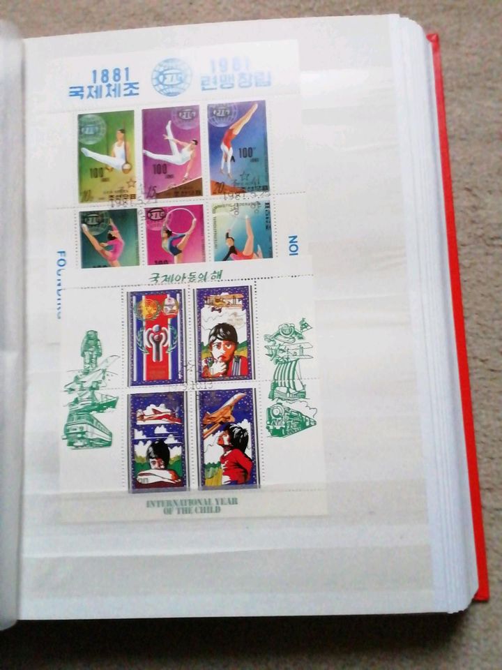 Verschiedene Briefmarken Blöcke in Amberg
