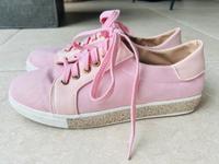Zara Schuhe rosa mit Glitzer Gr. 36 Sneakers Sneaker Innenstadt - Köln Altstadt Vorschau
