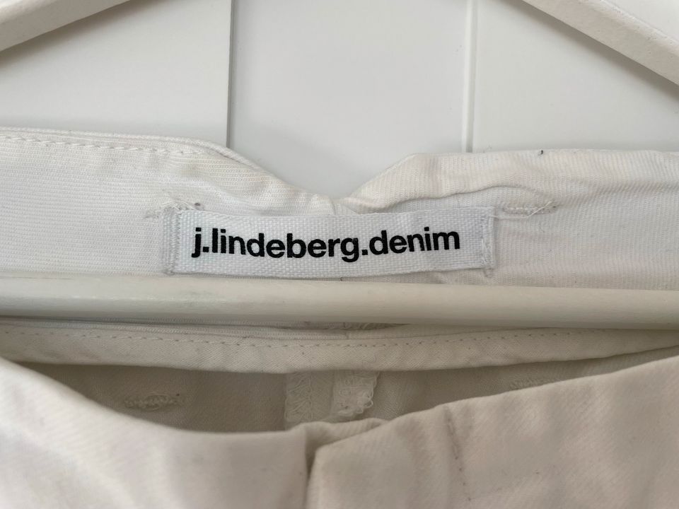 j. lindeberg | Denim |Hose weiß | w:30 in Jübek
