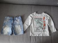 Jeans-Shorts, Zara, Gr. 104 cm., T-Shirt H&M, Gr.104 cm. Rheinland-Pfalz - Mainz Vorschau