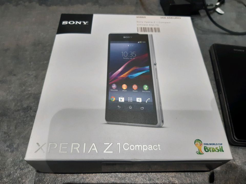 Sony Xperia z1 compact Handy schwarz 4G/LTE in Langerringen