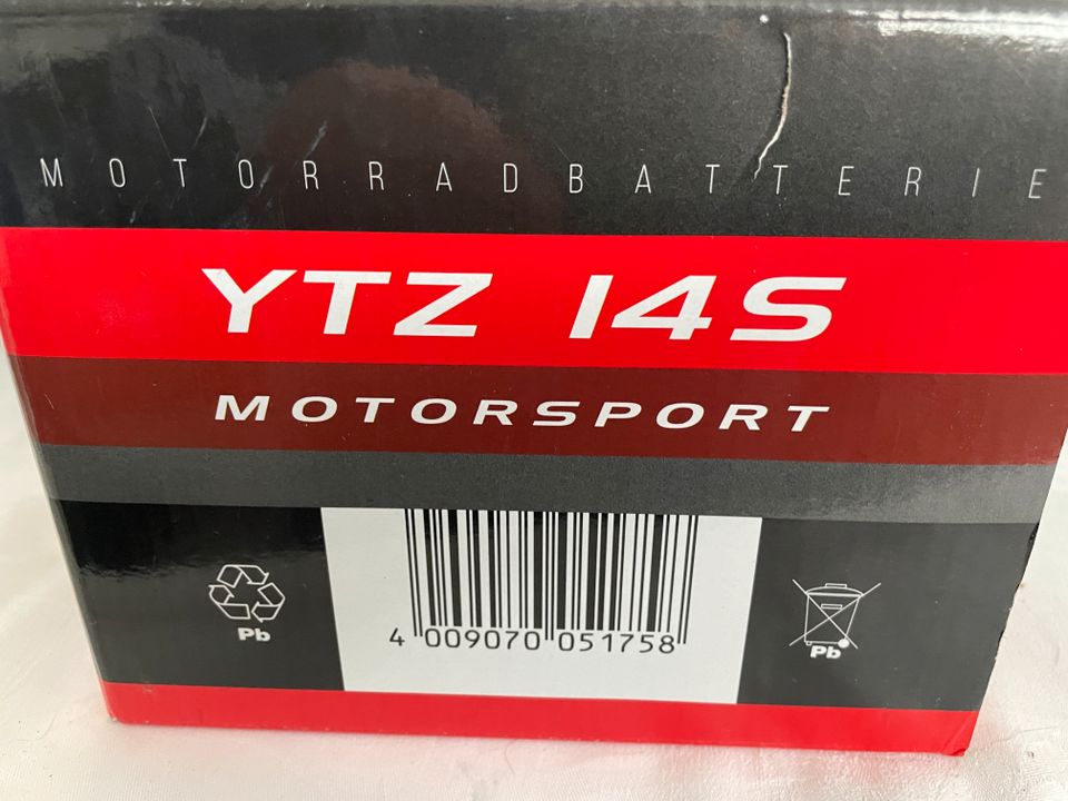 Motorrad Batterie YTZ14S 51121 GEL 12V 12Ah in Lemgo