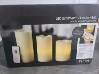 LED-Kerzen, Echtwachs, OVP, 3er Set, 2x vorhanden Bochum - Bochum-Ost Vorschau