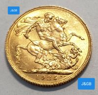 1 Sovereign 22 Karat Goldmünze Großbritannien 1925 Sachsen - Görlitz Vorschau