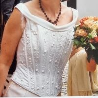 Lilly Brautkleid, festliches Kleid, 2-teilig, Corsage, naturweiß Niedersachsen - Weyhe Vorschau