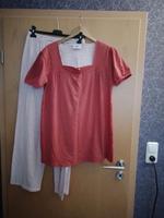 Schlafanzug kurzarm Gr. 44/46  rot/weiss Hessen - Herbstein Vorschau