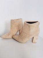 Wildleder♥️ Suede  Slouchy ♥️Boots beige cream 38 Sachsen - Hartenstein Vorschau
