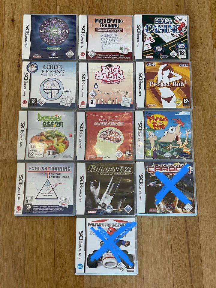 11 Nintendo DS Spiele in München