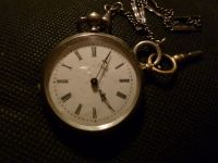 Taschenuhr, Uhr, antik, ca.1900, Silber,  Silberkette Rheinland-Pfalz - Straßenhaus Vorschau