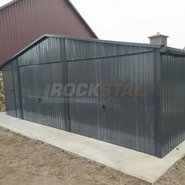 PREMIUM Blechgarage Fertiggarage 9x6m Lager Garage Sektionaltor in Wittgensdorf