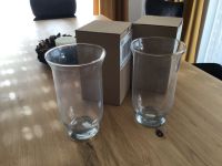 2x Windlicht Glas Vase neu 25 cm Bayern - Königsbrunn Vorschau