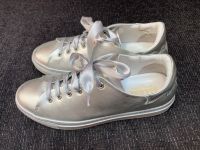 Italienische Sneaker silber Fiamme, Gr. 39 Baden-Württemberg - Friolzheim Vorschau