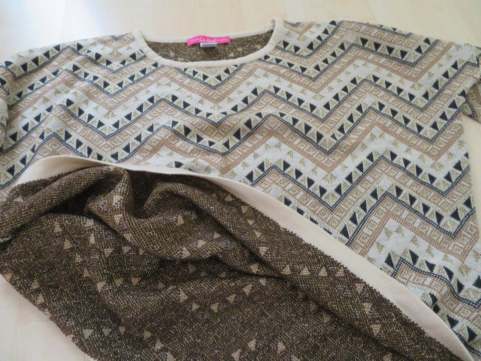 Edler Damenpullover Casual by Venco mit Goldfäden Gr. 34 in Hofkirchen