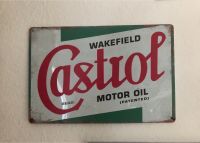 Retro Metallschild | Castrol motor oil | Wandschild | Vintage Nordrhein-Westfalen - Marsberg Vorschau