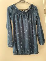 Off-Shoulder-Bluse / schulterfreie Bluse, blau mit Anker Gr. S Kr. München - Unterschleißheim Vorschau