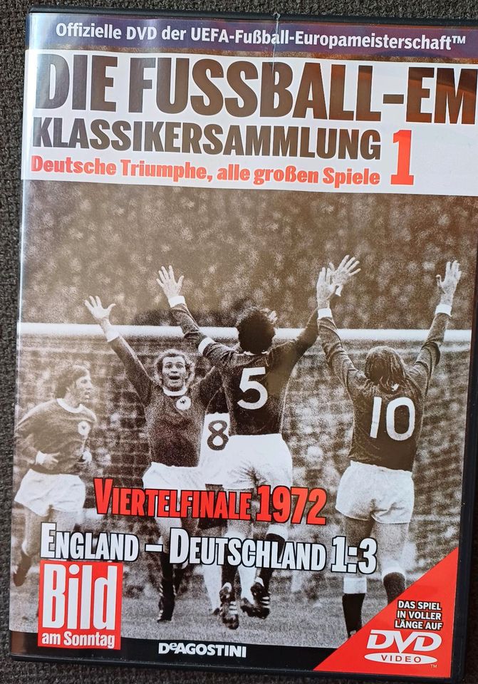 Fußball-EM Klassikersammlung 1, 1/4-Finale 1972 England - D 1:3 - in Namborn