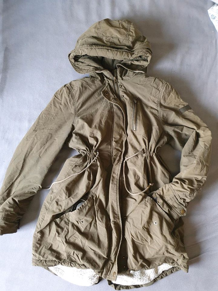 Umstandsjacke Parka Jacke khaki Gr S in Witten