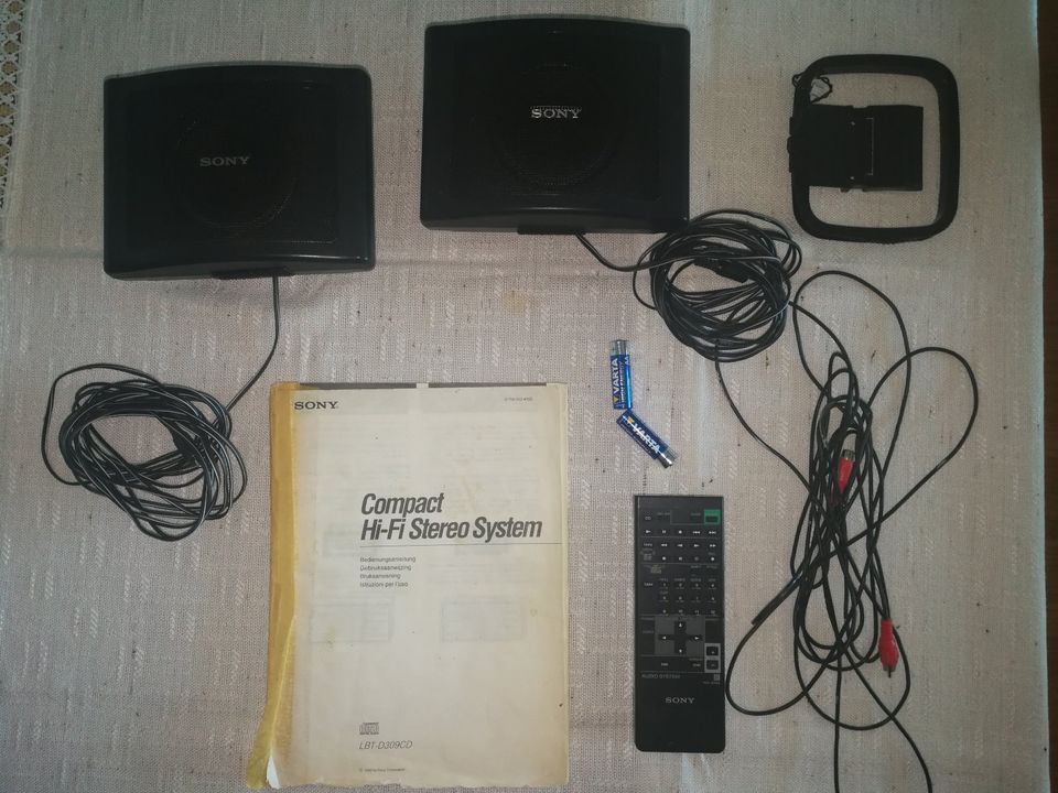 Sony LBT-D309 HiFi Anlage 1994 CD Kassetten Plattenspieler Tuner in Leipzig