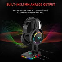 Havit Kopfhörerhalter/Headset Ständer mit 2 USB Anschlüssen, RGB Niedersachsen - Isenbüttel Vorschau