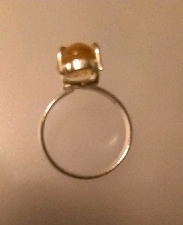 Rutil goldene Rutilquarz Ring neu Silber in Düsseldorf