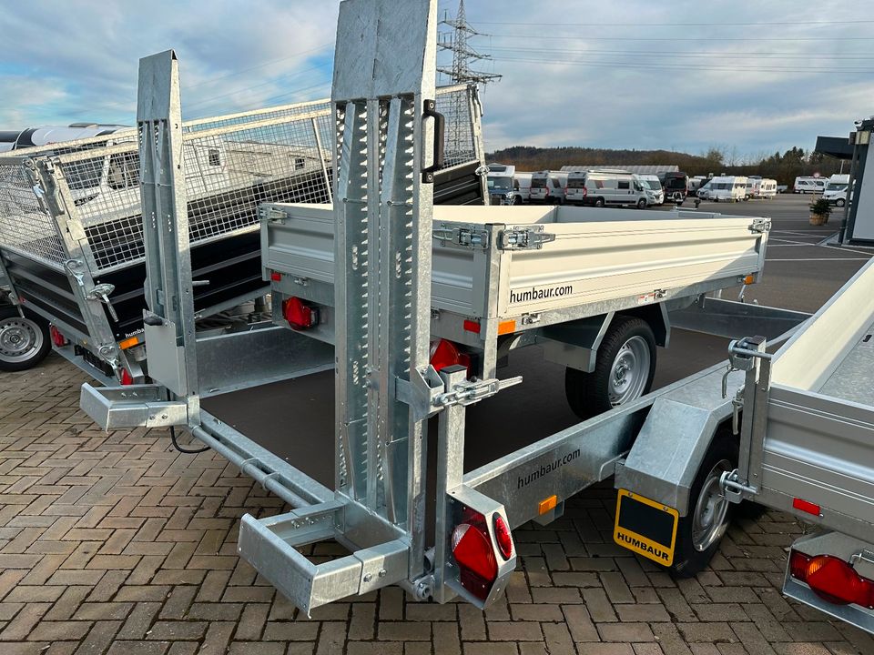 Humbaur HS 353718 Baumaschinen Transporter Tieflader in St. Wendel