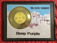 Deep Purple "Black Night" Goldene Single im Rahmen Berlin - Treptow Vorschau