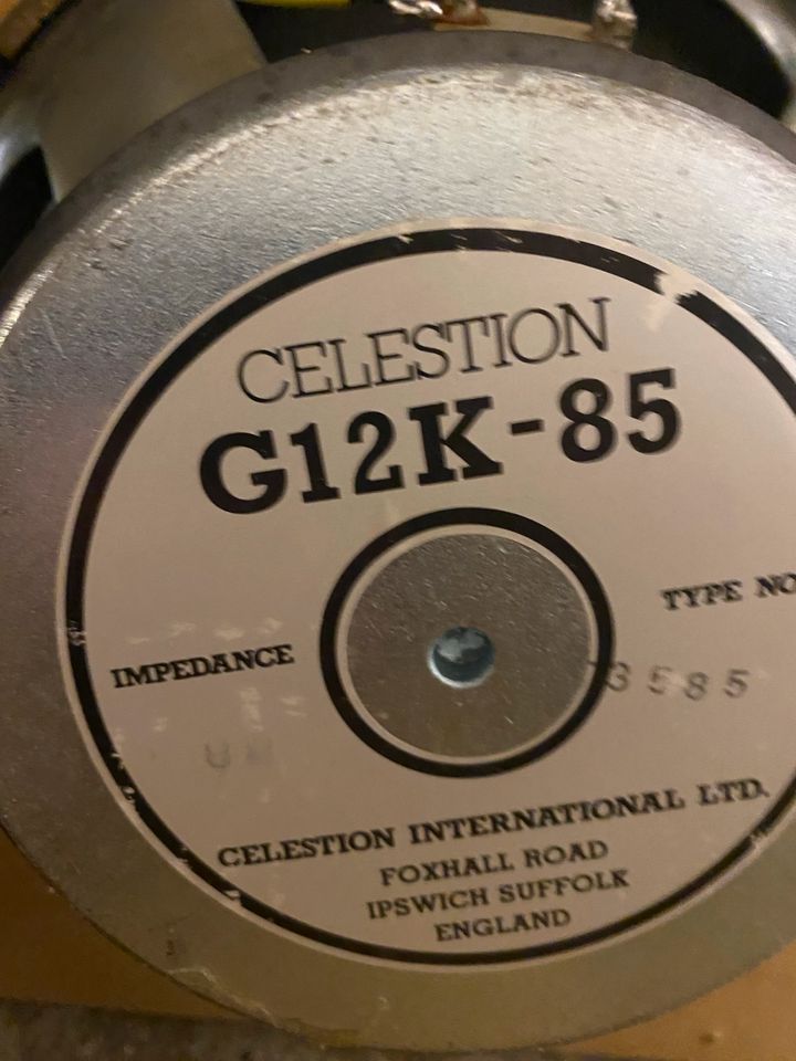 4 Stück Celestion G12K 85 Speaker Vintage Made in England 8 Ohm in Bonn
