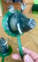 Wandhaken Wildschweine aus Metall Niedersachsen - Melle Vorschau