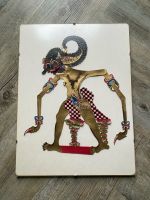 Bhima, Schattenspielfigur eingerahmt, Wayang Kulit, Indonesien Thüringen - Heilbad Heiligenstadt Vorschau