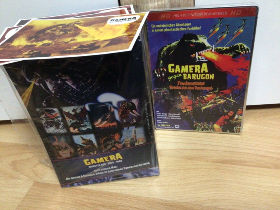 Gamera Box—Varan—Frankensteins Monster—4 Steelbooks + Postkarten in Berlin