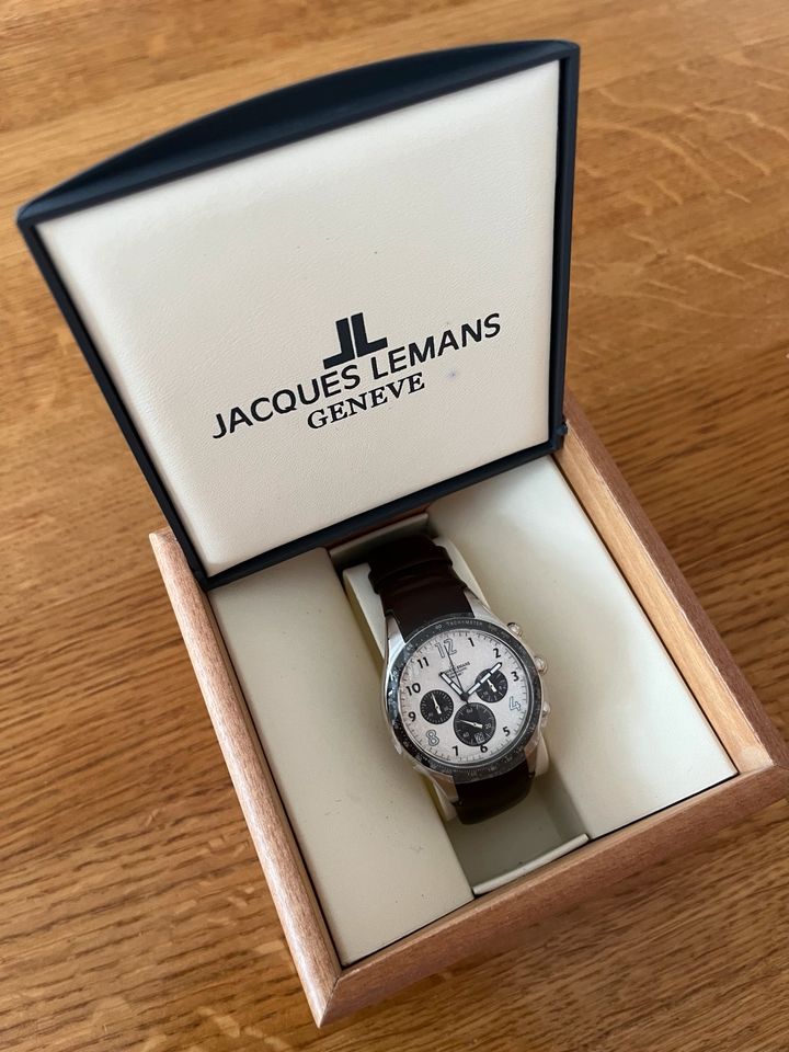 Jacques Lemans Geneve Armbanduhr, neu in Originalverpackung in Vogtareuth