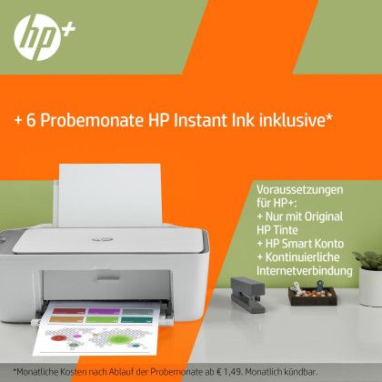 HP DeskJet 2720e All-in-One Multifunktionsdrucker (Tintenstrahldrucker, A4, 4800 x 1200 dpi, AirPrint, Instant Ink) in Künzelsau
