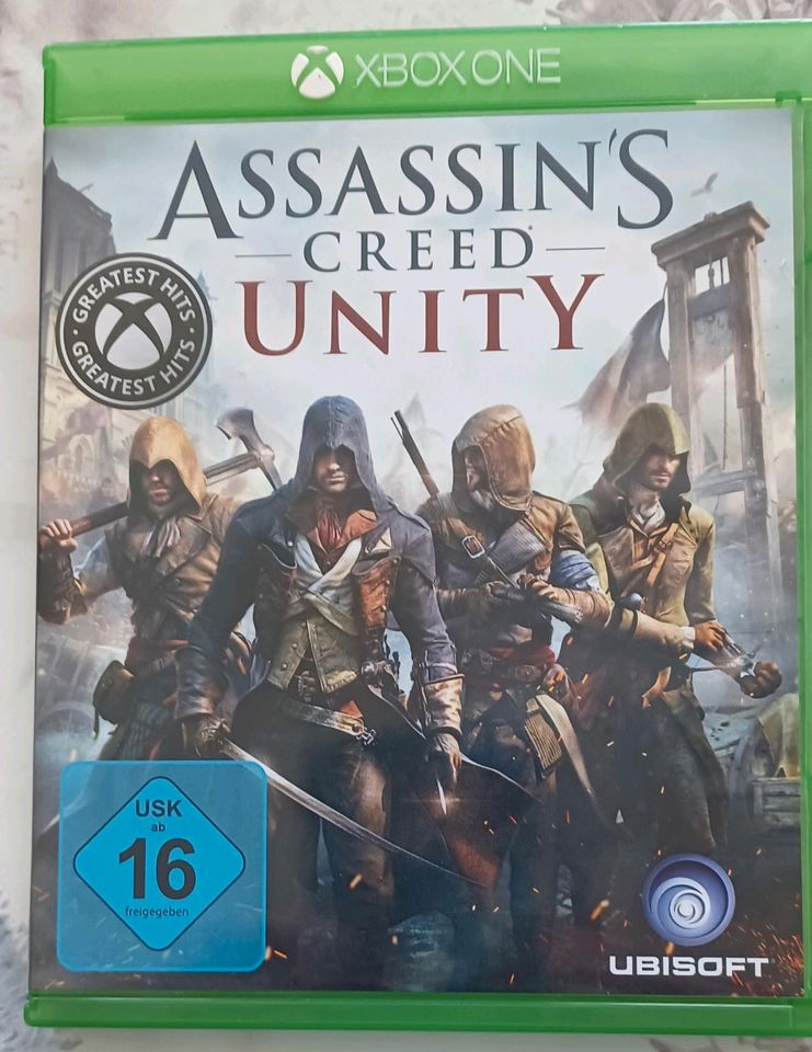 X BOX- Spiel ASSASSIN'S CREED UNITY in Steinhöfel