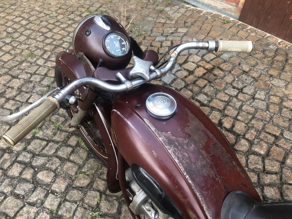 Simson AWO 425 T original Lack  maron Exportmodell in Dresden