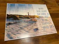 Bild Holz Spruch Strand 40 x 50 cm Nordrhein-Westfalen - Solingen Vorschau