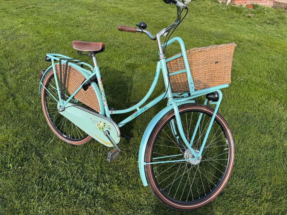 Gazelle 28“ Classic LMTD (Blumen) Edition Mint Hollandrad Korb in Jork