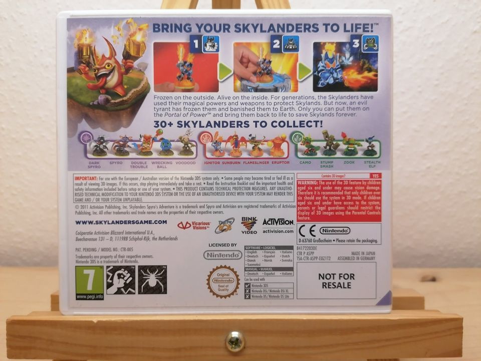 Skylanders Spyro's Adventure - Nintendo 3DS Spiel in Backnang