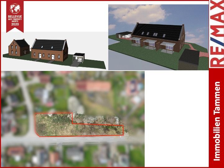 * Baugrundstück in toller Lage * 1523 m² *Planungen stehen bereits * 3 Wohnhäuser möglich * in Bunde